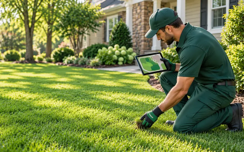 Custom lawn treatment planning